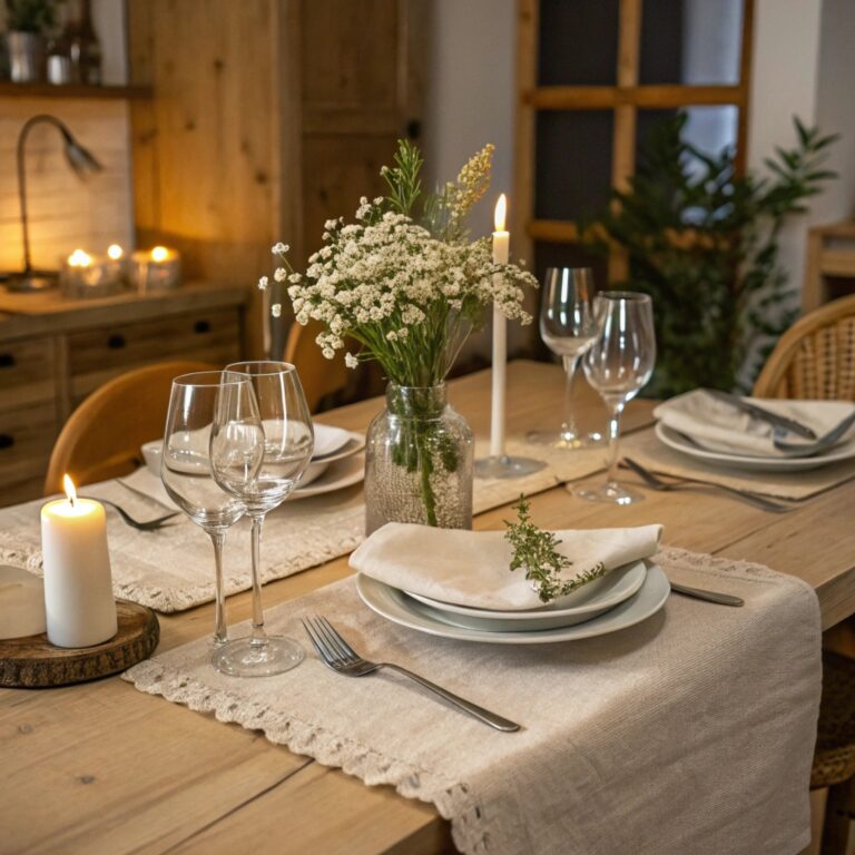 Table dress&eacute;e Omaya